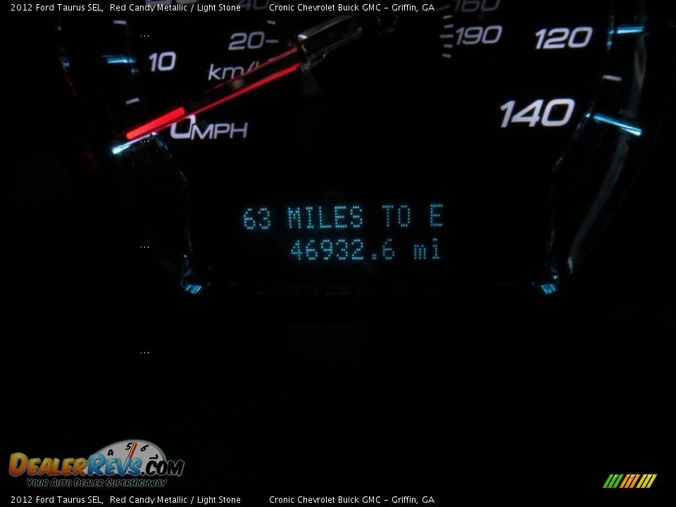 2012 Ford Taurus SEL Red Candy Metallic / Light Stone Photo #21