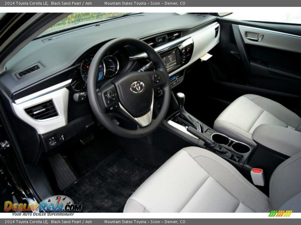 2014 Toyota Corolla LE Black Sand Pearl / Ash Photo #5