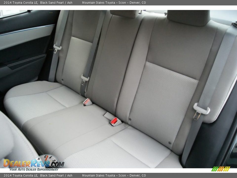 2014 Toyota Corolla LE Black Sand Pearl / Ash Photo #7
