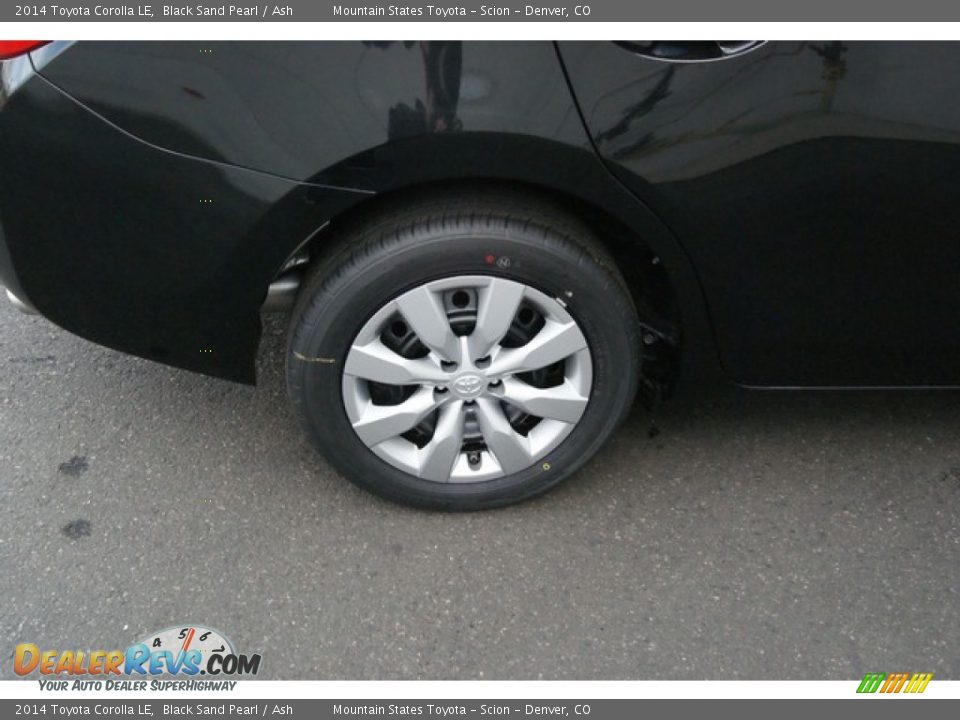 2014 Toyota Corolla LE Black Sand Pearl / Ash Photo #9