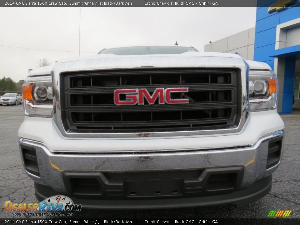 2014 GMC Sierra 1500 Crew Cab Summit White / Jet Black/Dark Ash Photo #2