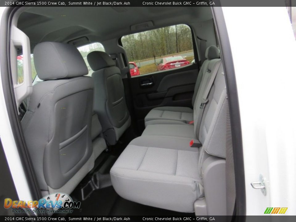 2014 GMC Sierra 1500 Crew Cab Summit White / Jet Black/Dark Ash Photo #11