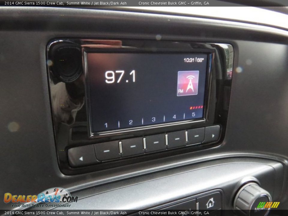 2014 GMC Sierra 1500 Crew Cab Summit White / Jet Black/Dark Ash Photo #15