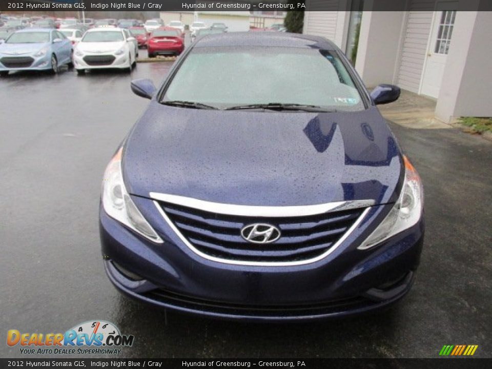 2012 Hyundai Sonata GLS Indigo Night Blue / Gray Photo #4
