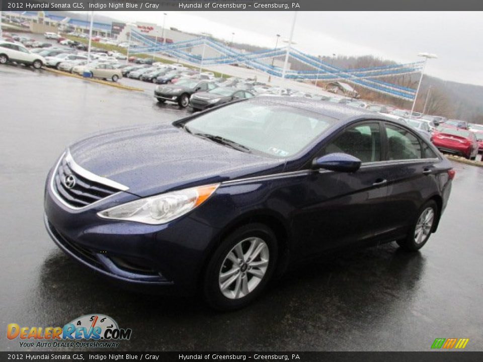 2012 Hyundai Sonata GLS Indigo Night Blue / Gray Photo #5