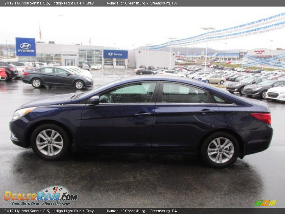 2012 Hyundai Sonata GLS Indigo Night Blue / Gray Photo #6
