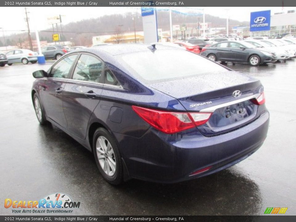 2012 Hyundai Sonata GLS Indigo Night Blue / Gray Photo #7
