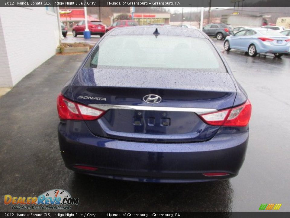 2012 Hyundai Sonata GLS Indigo Night Blue / Gray Photo #8