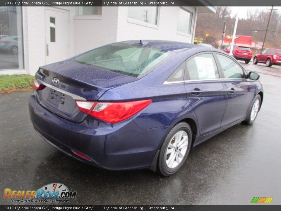 2012 Hyundai Sonata GLS Indigo Night Blue / Gray Photo #9