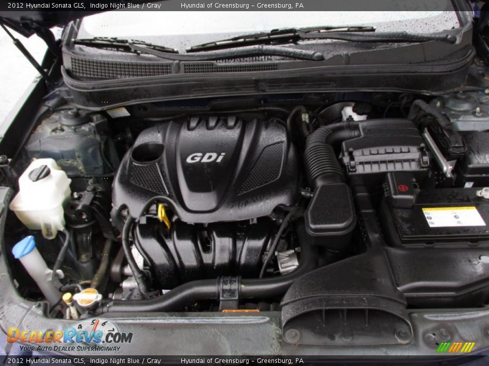2012 Hyundai Sonata GLS Indigo Night Blue / Gray Photo #10