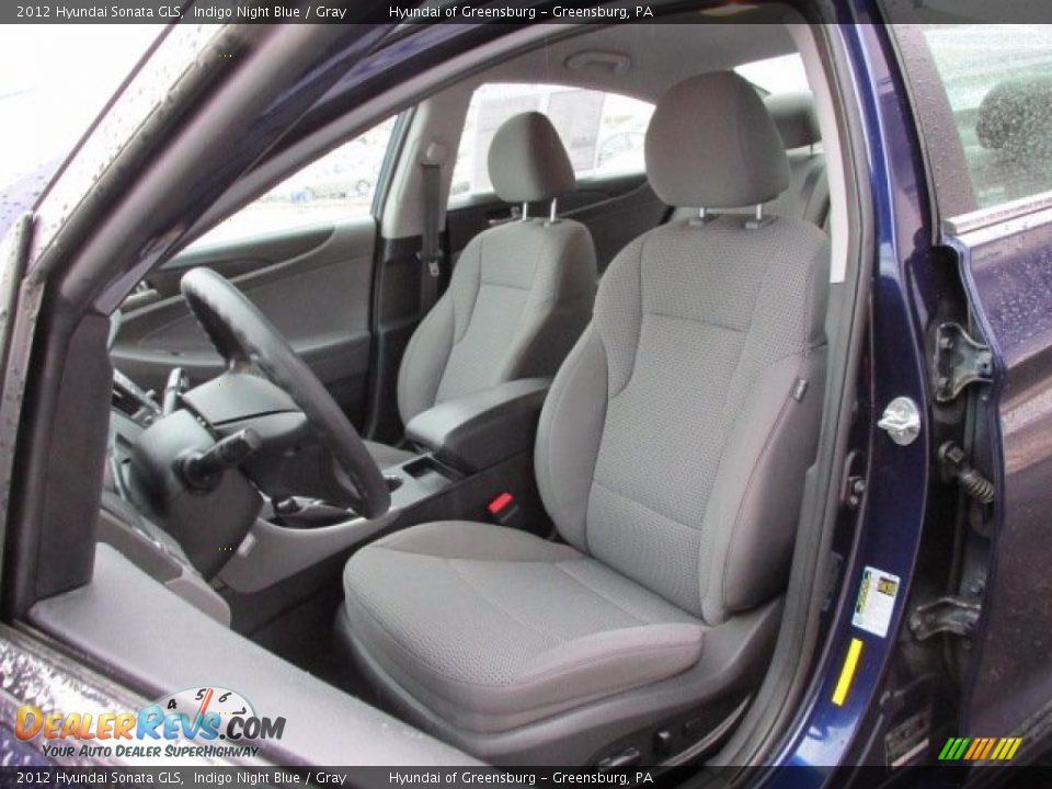 2012 Hyundai Sonata GLS Indigo Night Blue / Gray Photo #13