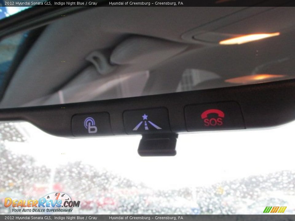 2012 Hyundai Sonata GLS Indigo Night Blue / Gray Photo #17
