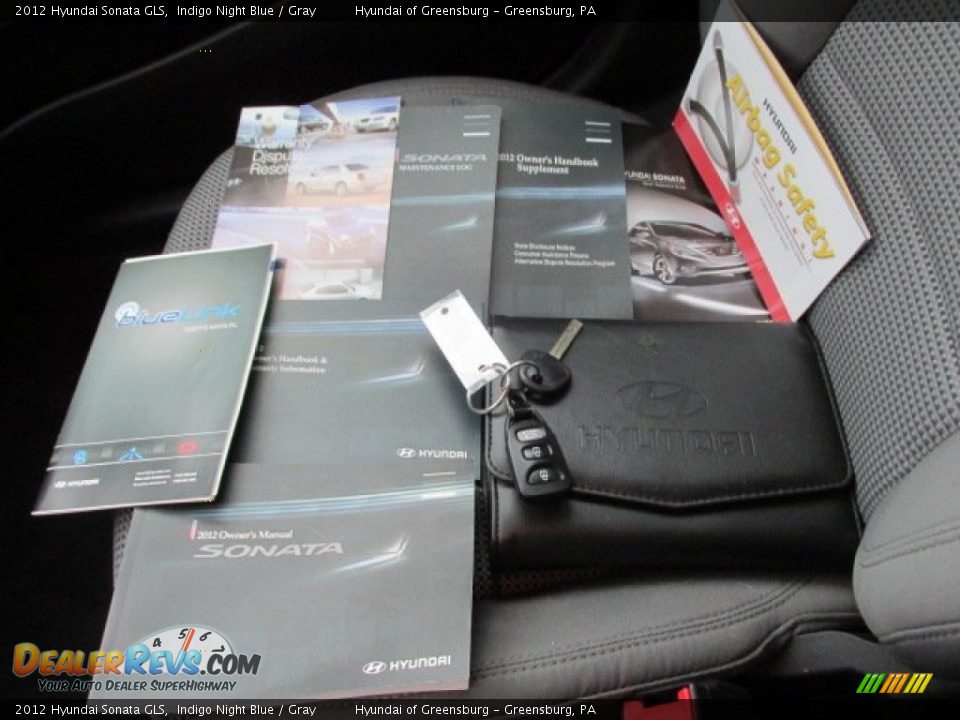 2012 Hyundai Sonata GLS Indigo Night Blue / Gray Photo #23