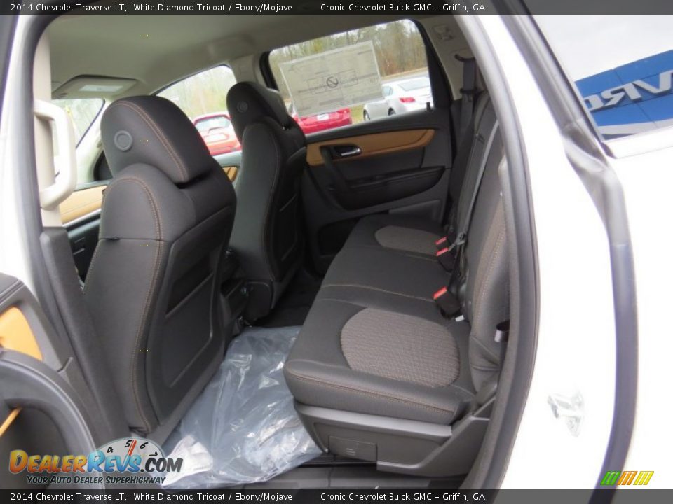 2014 Chevrolet Traverse LT White Diamond Tricoat / Ebony/Mojave Photo #11