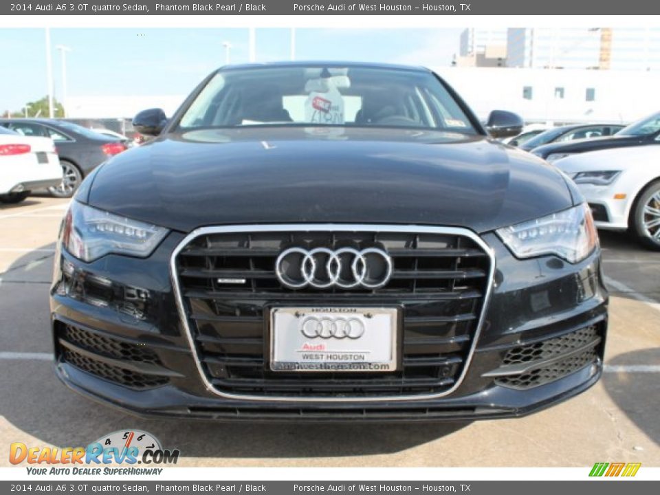 2014 Audi A6 3.0T quattro Sedan Phantom Black Pearl / Black Photo #2