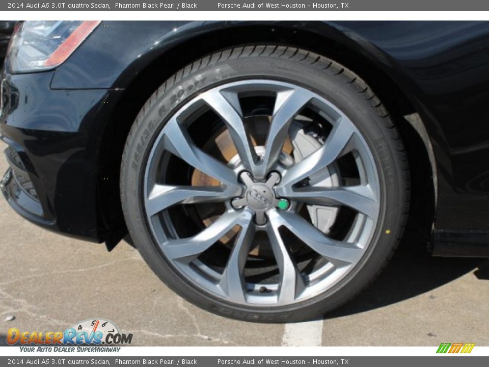 2014 Audi A6 3.0T quattro Sedan Phantom Black Pearl / Black Photo #4