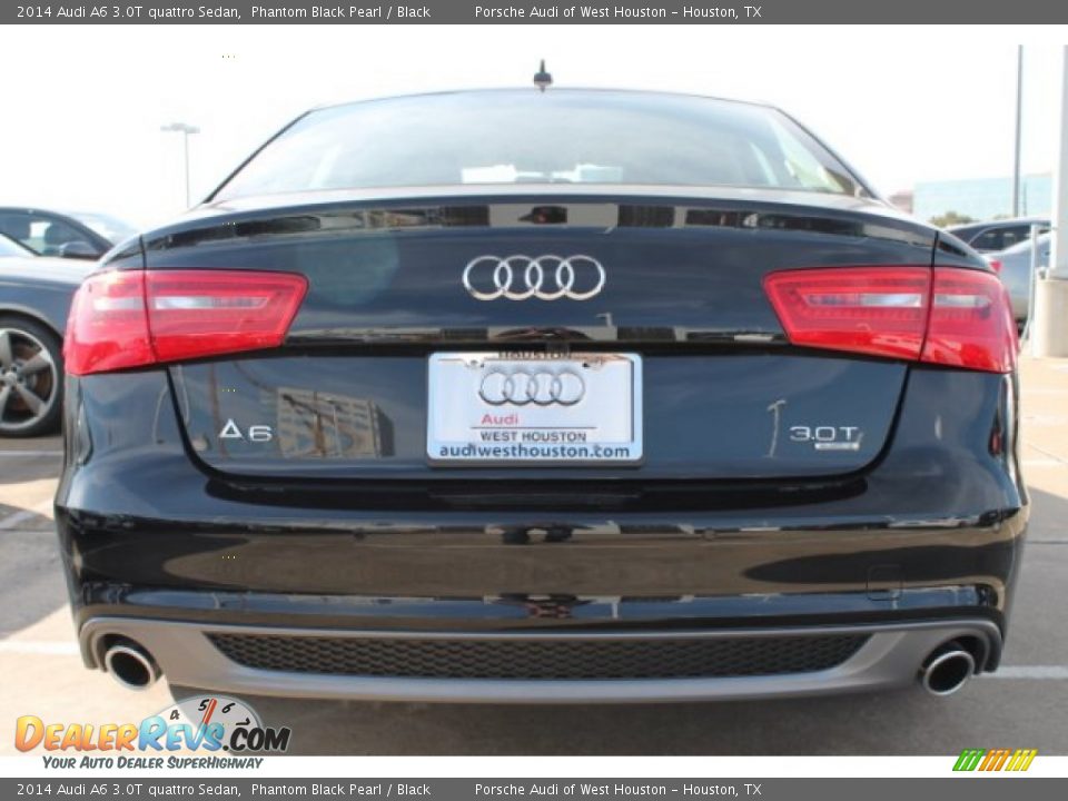 2014 Audi A6 3.0T quattro Sedan Phantom Black Pearl / Black Photo #8