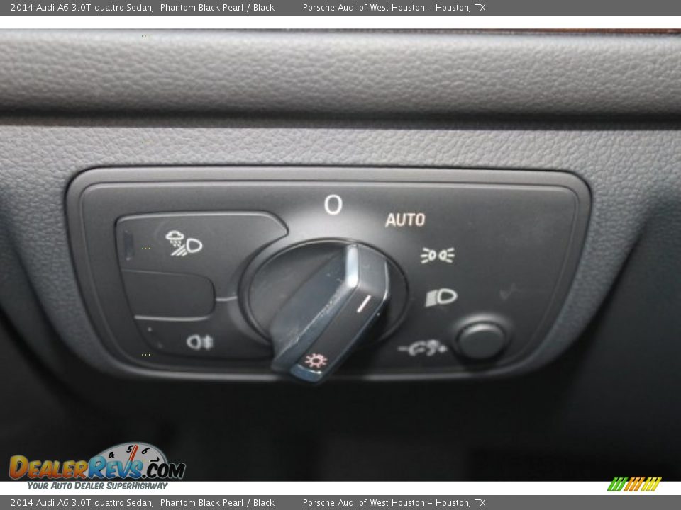 2014 Audi A6 3.0T quattro Sedan Phantom Black Pearl / Black Photo #9