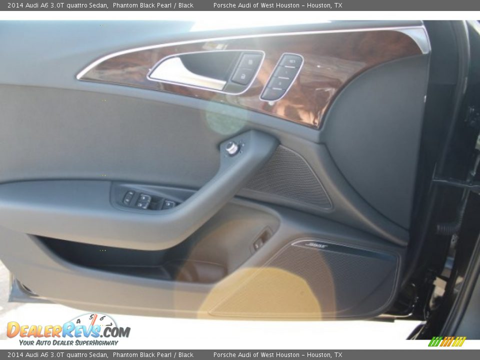 2014 Audi A6 3.0T quattro Sedan Phantom Black Pearl / Black Photo #10