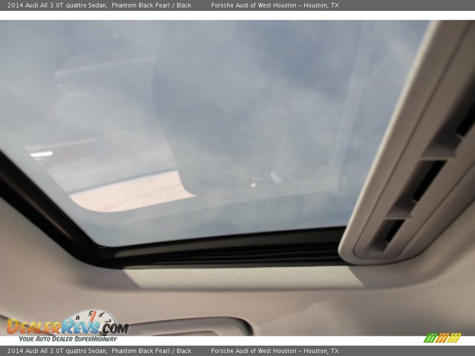 2014 Audi A6 3.0T quattro Sedan Phantom Black Pearl / Black Photo #14