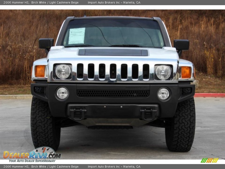 2006 Hummer H3 Birch White / Light Cashmere Beige Photo #6