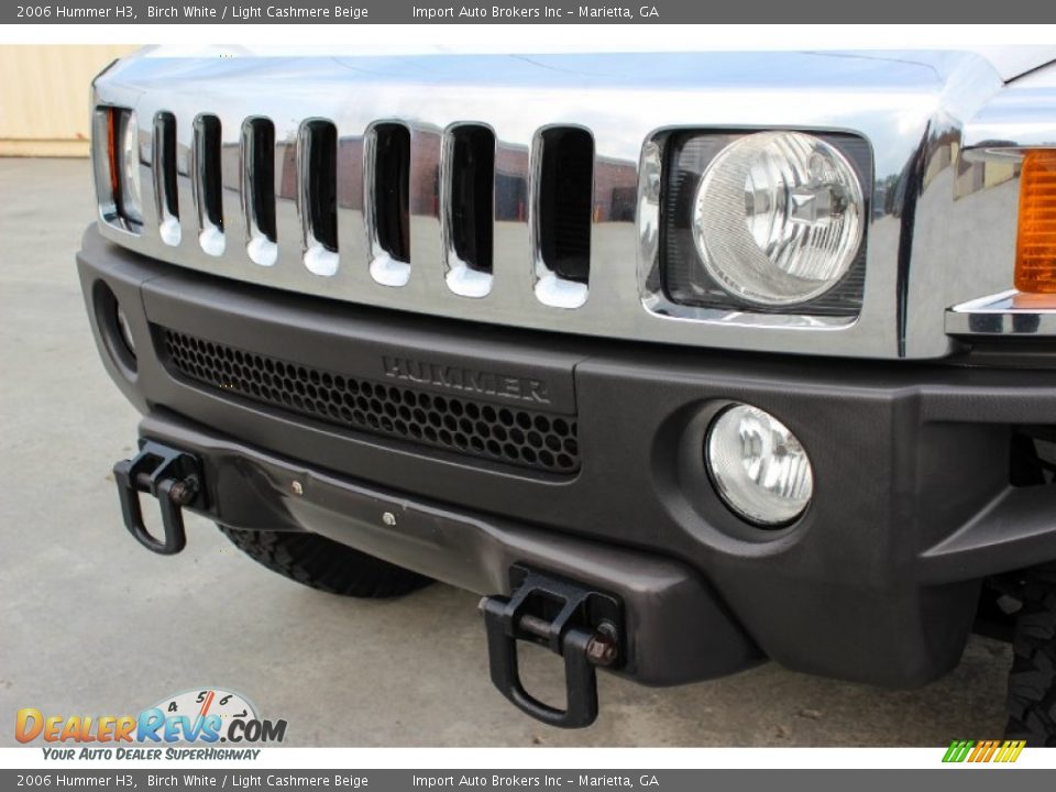 2006 Hummer H3 Birch White / Light Cashmere Beige Photo #7