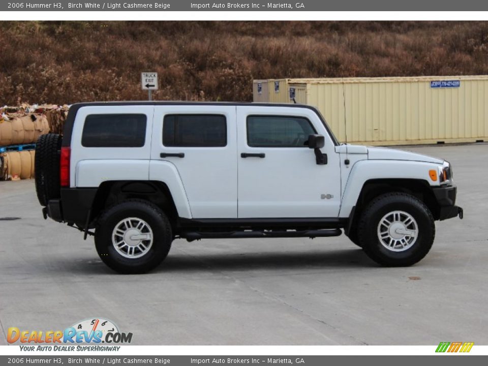 Birch White 2006 Hummer H3  Photo #9