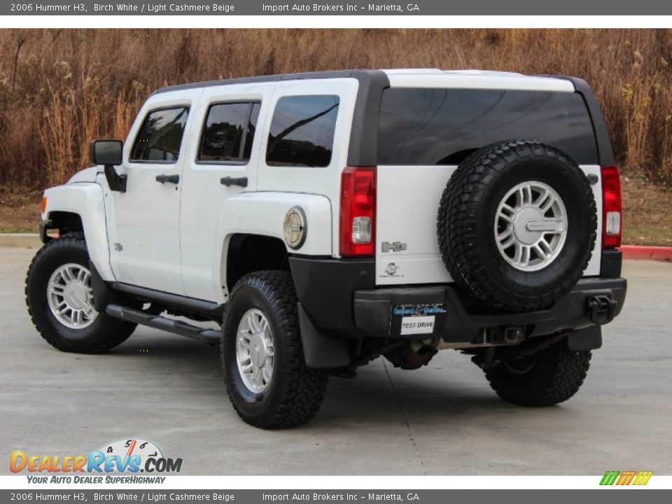 2006 Hummer H3 Birch White / Light Cashmere Beige Photo #13