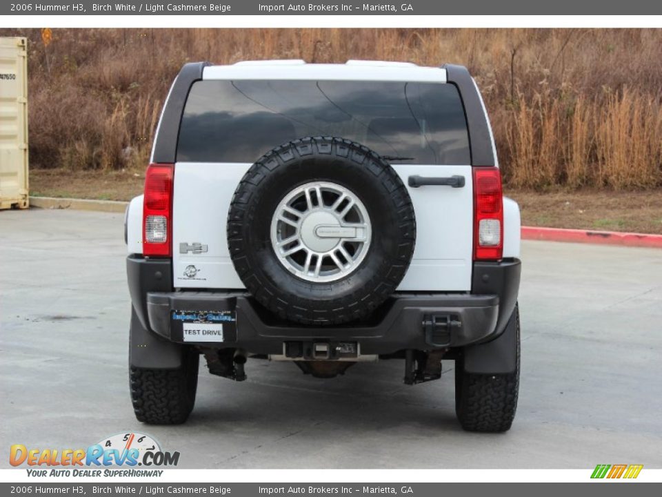 2006 Hummer H3 Birch White / Light Cashmere Beige Photo #14