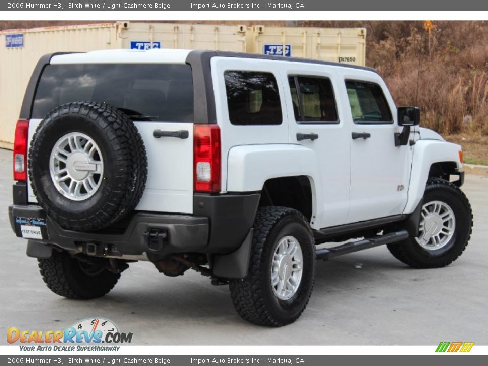 2006 Hummer H3 Birch White / Light Cashmere Beige Photo #15