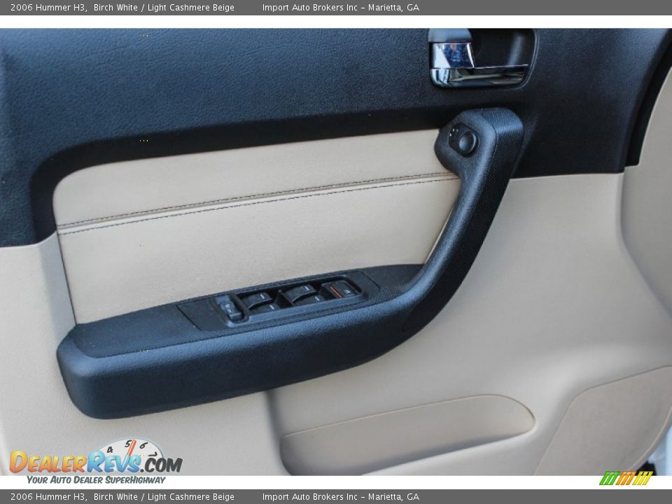 2006 Hummer H3 Birch White / Light Cashmere Beige Photo #19