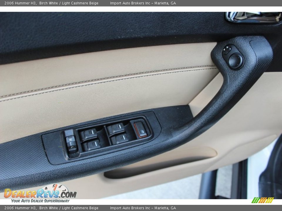 2006 Hummer H3 Birch White / Light Cashmere Beige Photo #20