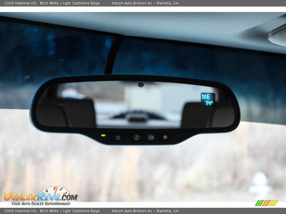2006 Hummer H3 Birch White / Light Cashmere Beige Photo #27