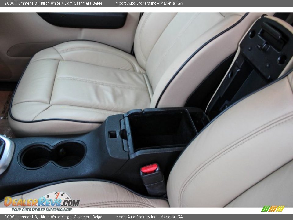 2006 Hummer H3 Birch White / Light Cashmere Beige Photo #30