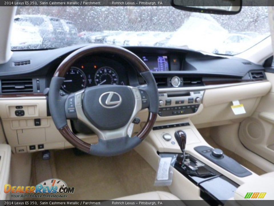 2014 Lexus ES 350 Satin Cashmere Metallic / Parchment Photo #12