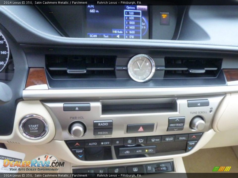 2014 Lexus ES 350 Satin Cashmere Metallic / Parchment Photo #17