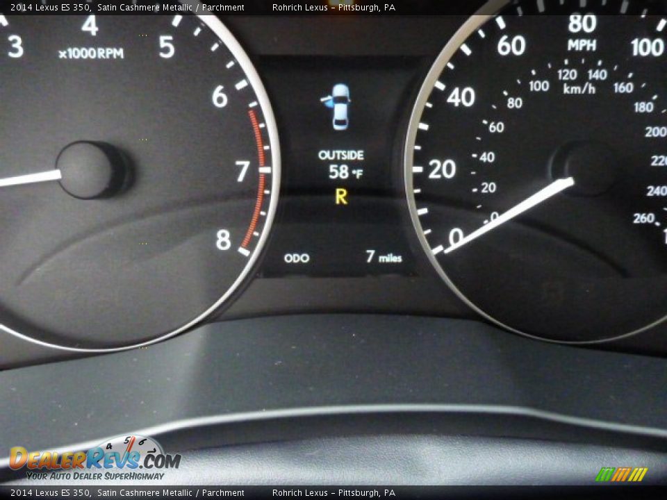 2014 Lexus ES 350 Satin Cashmere Metallic / Parchment Photo #19