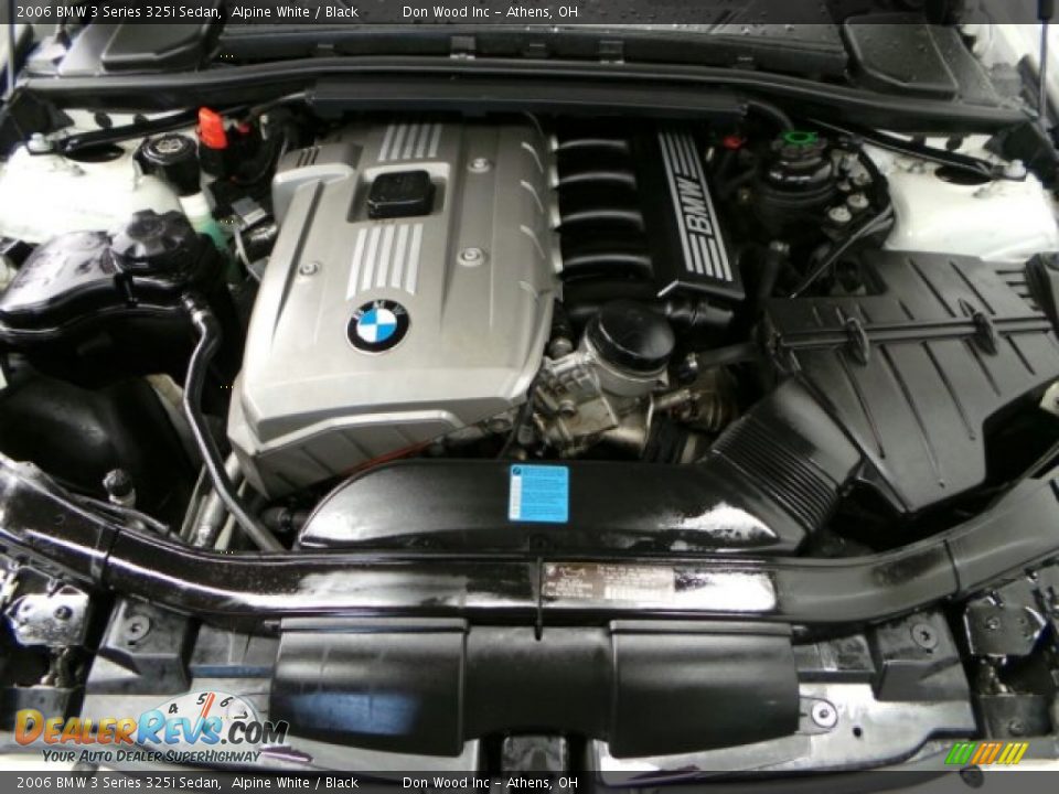 2006 BMW 3 Series 325i Sedan Alpine White / Black Photo #6