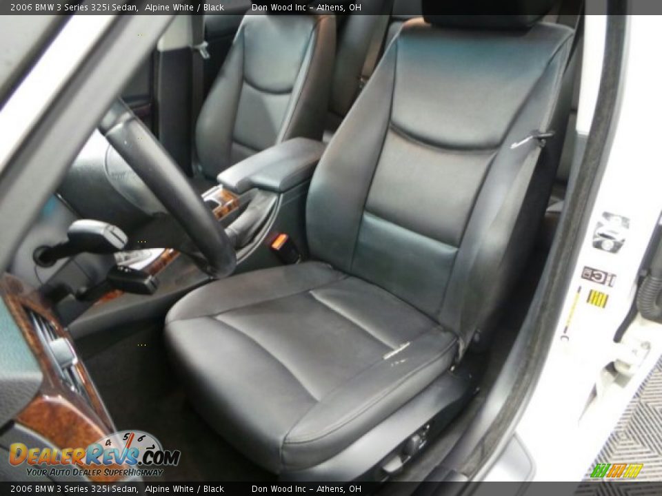 2006 BMW 3 Series 325i Sedan Alpine White / Black Photo #7