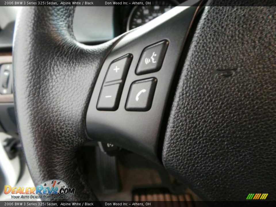 2006 BMW 3 Series 325i Sedan Alpine White / Black Photo #18