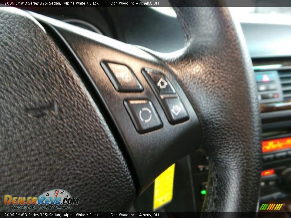 2006 BMW 3 Series 325i Sedan Alpine White / Black Photo #19