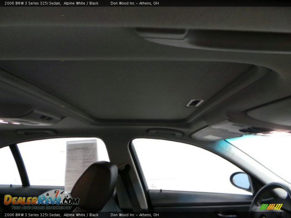 2006 BMW 3 Series 325i Sedan Alpine White / Black Photo #28