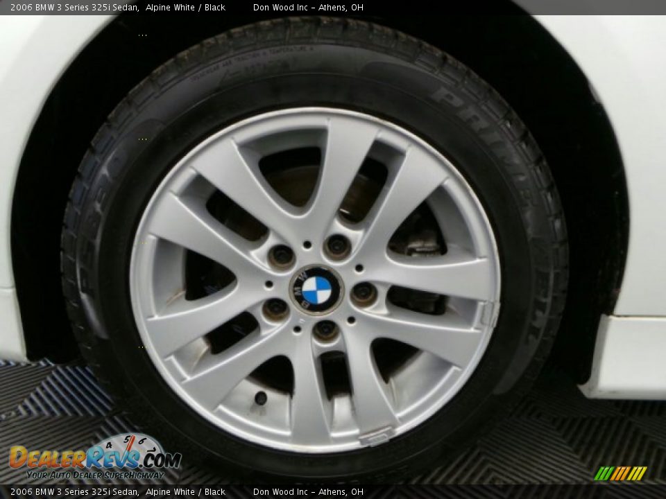 2006 BMW 3 Series 325i Sedan Alpine White / Black Photo #29