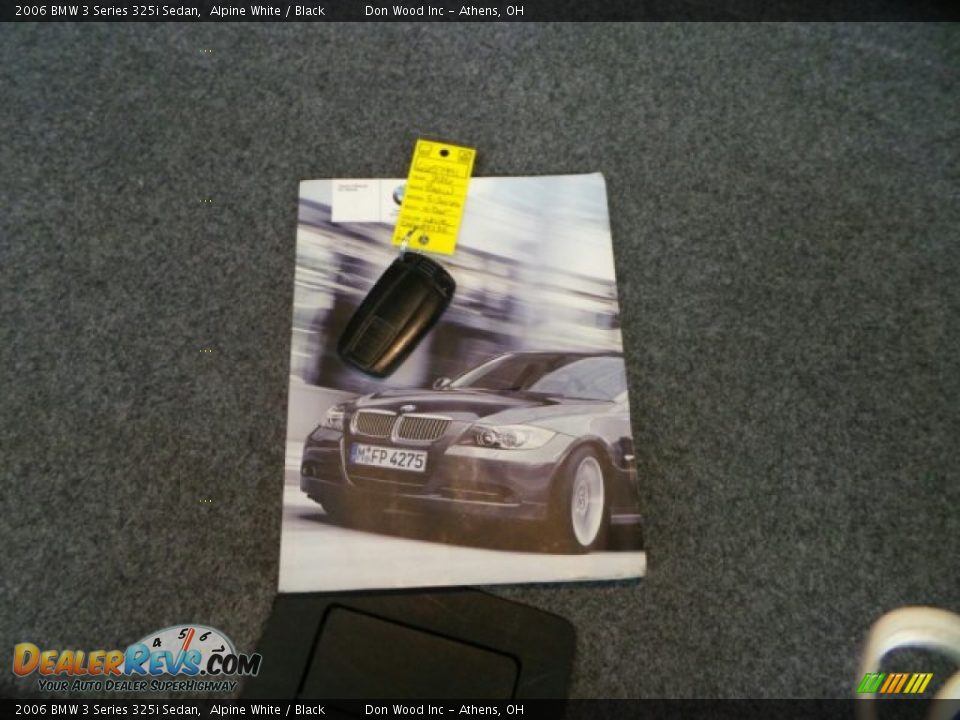 2006 BMW 3 Series 325i Sedan Alpine White / Black Photo #33