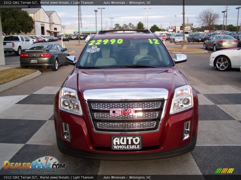 2012 GMC Terrain SLT Merlot Jewel Metallic / Light Titanium Photo #2