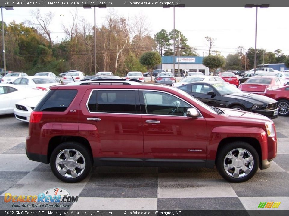 2012 GMC Terrain SLT Merlot Jewel Metallic / Light Titanium Photo #3