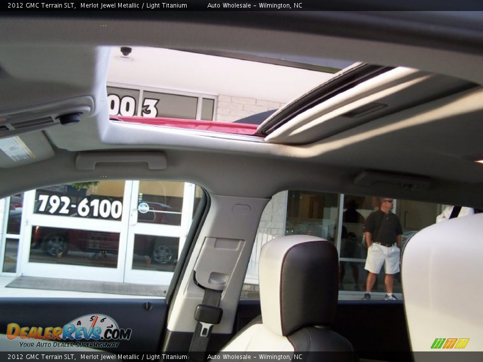 2012 GMC Terrain SLT Merlot Jewel Metallic / Light Titanium Photo #11