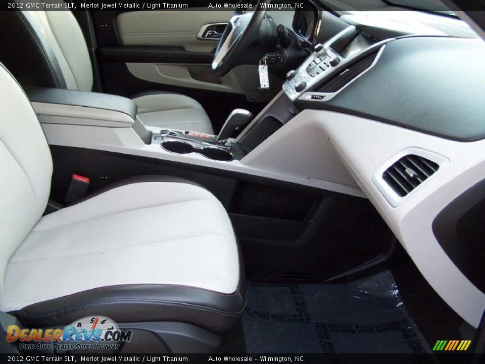 2012 GMC Terrain SLT Merlot Jewel Metallic / Light Titanium Photo #13