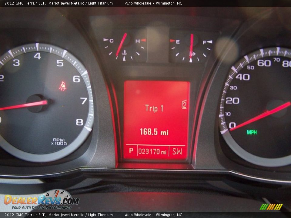 2012 GMC Terrain SLT Merlot Jewel Metallic / Light Titanium Photo #16