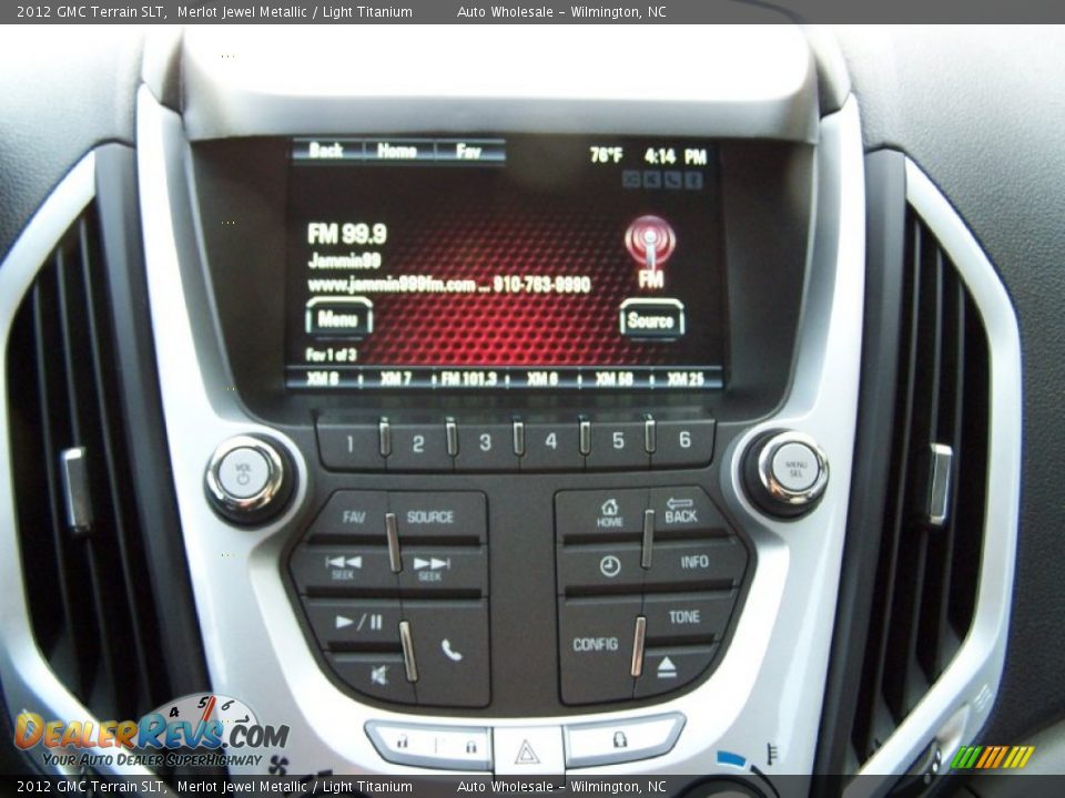 2012 GMC Terrain SLT Merlot Jewel Metallic / Light Titanium Photo #17